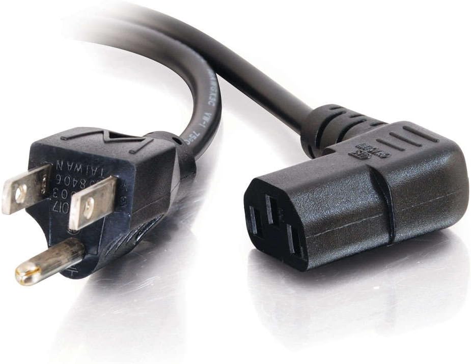 AWG Universal 90 Degree Power Cord With 3 Pin Connector | Power cable
